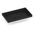 Cuba Sobrepor sem Mesa Terra T17 Preto/Matte Black Roca