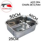 Cuba Tecnocuba Industrial 50x40x25 Aço Inox 304