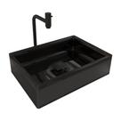 Cuba Torino com Torneira Inox Black e Válvula Click Black