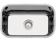 Cuba Tramontina Lavínia 47x30 cm Standard em Aço Inox Polido 47 BL com Válvula 94083507