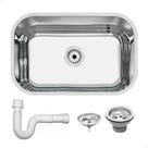 Cuba Tramontina Lavínia 47x30 cm Standard em Aço Inox Polido 47 BL com Válvula e Sifão 94083507