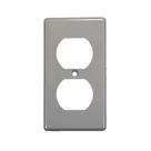 Cubierta de Caja Dúplex Cantex para Placa de Pared Gris 11x6x1 cm