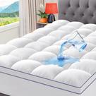 Cubierta de Colchón CYMULA para Cama Full, Fresca e Impermeable, con Bolsillos Elásticos de 20-53 cm