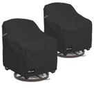 Cubierta Impermeable para Silla de Exterior ANartcle Swivel Lounge Paquete de 2