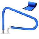 Cubierta para barandilla de piscina de neopreno azul de 1,5 m para piscinas