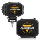 Cubiertas para luz LED Auxbeam de 10 cm cuadradas para off-road en negro