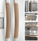 Cubiertas para Manijas de Puerta de Refrigerador Luludamier Set de 6 Marrón