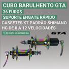 Cubo 36 furos barulhento dianteiro e traseiro para cassete 8 ou 12v gta