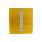 Cubo Amarelo Letra Azul Bebê Festa Chá de Bebê Decoração 8x8x8 Cm Mdf Madeira