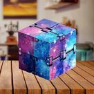 Cubo Articulado Infinito Espaço Nebula Presente Criativo Geek Escritório Ansiedade Fidgeting Já