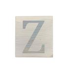 Cubo Branco Letra Azul Bebê Festa Chá de Bebê Decoração 8x8x8 Cm Mdf Madeira
