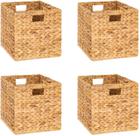 Cubo de Armazenamento M4DECOR de Jacinto de Água (30x30cm) - Pacote com 4 Unidades