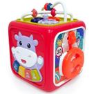 Cubo de Atividades 6 em 1 Educativo C/ Luzes e SONS Zoop TOYS ZP01131 Vermelho