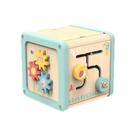 Cubo De Atividades Bebê 1ano Madeira Montessori Tooky Toy Cubo De Atividades Bebê 1ano Madeira Montessori Tooky Toy