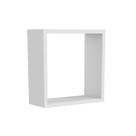 Cubo Decorativo Sala Estar Decorativo Branco - Peroba
