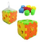Cubo Didático Colorido 11 cm