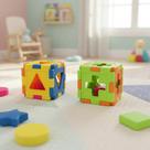 Cubo Didático Educativo Monta desmonta 16 Peças Colorido 7cm Cubo Duplo Encaixe Sensorial Cubo Didático Educativo Monta desmonta 16 Peças Colorido 7cm Cubo Duplo Encaixe Sensorial