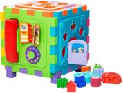 Cubo Didático Grande Para Bebês Educativo com Telefone - Mercotoys