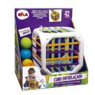 Cubo Infantil Entrelaçado Didático Colorido 1171-Elka