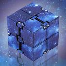 Cubo Infinito Galáxia Diversão e Terapia em um Só Brinquedo para Mãos Inquietas e Mente Agitada