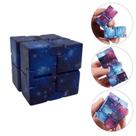 Cubo Mágico Articulado Estampa Espaço Galáxia Anti Stress Fidgeting Adulto Criança TDAH Autismo Já