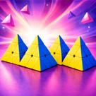 Cubo Magico Piramide Brinquedo Infantil Divertido Interativo -
