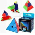 Cubo Magico Pirâmide Triângulo Moyu Profissional 3x3x3 9,8cm Speed Cube Brinquedo Original