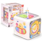 Cubo Musical Educativo Infantil Pato com Luz CBS0826 - Castela Brasil