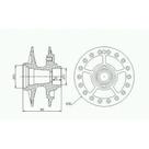 CUBO RODA DIANTEIRA para CG TITAN 150 04/ DIANTEIRO