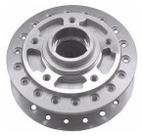 Cubo roda dianteira titan 150 esd ate 2013 freio disco