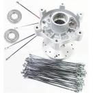 Cubo Roda Traseiro Lander 250 Tenere 250 Raios 2 Rolamentos