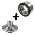 Cubo + Rolamento Dianteiro Vw Gol G2 G3 G4 G5