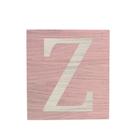 Cubo Rosa Bebê Letra Branca Festa Chá de Bebê Decoração 8x8x8 Cm Mdf Madeira