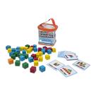 Cubos Coloridos Brinquedo Educativo MDF - Carimbras - 3 anos