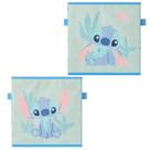 Cubos de armazenamento Idea Nuova Stitch, conjunto de 2 duráveis 25x25x25cm Cubos de armazenamento Idea Nuova Stitch, conjunto de 2 duráveis 25x25x25cm