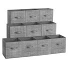 Cubos de armazenamento SONGMICS Cattail Grey UROB126G01 26x26x28 cm