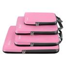 Cubos de embalagem de compressão BAGAIL 4/6/8 Set Travel Pink Cloth