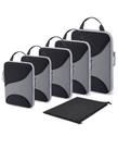 Cubos de embalagem de compressão BAGSMART 6 Set for Travel Black Cubos de embalagem de compressão BAGSMART 6 Set for Travel Black