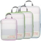 Cubos de embalagem de compressão Cambond Travel, pacote com 4, brancos Cubos de embalagem de compressão Cambond Travel, pacote com 4, brancos