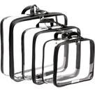Cubos de embalagem de compressão Olanmark Clear 3 Set Black