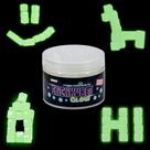 Cubos de empilhamento KOMARC GAMES StickiKubes 125 cubos brilham no escuro