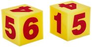 Cubos de Espuma Gigantes com Numerais - Conjunto de 2 para Aprendizagem