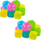 Cubos De Gelo Artificial Reutilizável Coloridos Quadrado Cubos De Gelo Artificial Reutilizável Coloridos Quadrado