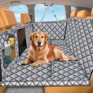 Cubre Asiento para Auto para Perros URPOWER Impermeable con Fondo Rígido en Hamaca