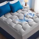 Cubrecolchón Bedsure Impermeable Twin 800 GSM Gris