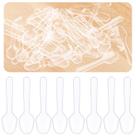 Cucharas pequeñas desechables transparentes de plástico, paquete de 1000 unidades Mirrline