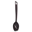 Cucharón Norpro de Nylon Resistente a Altas Temperaturas, Ranurado, 34 cm, Negro
