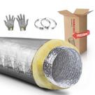 Cuchiilo de duto flexível isolado de 5 polegadas e 25 pés R4.2