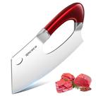 Cuchillo Carnicero ROCOCO de Acero Inoxidable con Mango Rojo