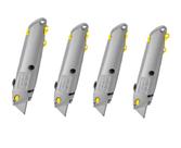 Cuchillo Multiusos Stanley 10-499 con Hoja Retráctil Paquete de 4